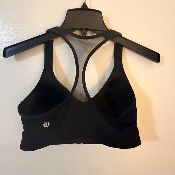 Lululemon Black Racerback Sports Bra Size 6 - Picture 16 of 16